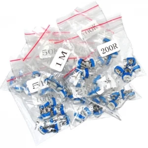 Pack 65 Potenciòmetres Lineals DIP, 13 Valors Diferents, 5 de Cada Valor