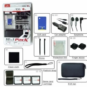 Pack accessoris 16 en 1 Nintendo DSi XL - kit complet per a la teva consola