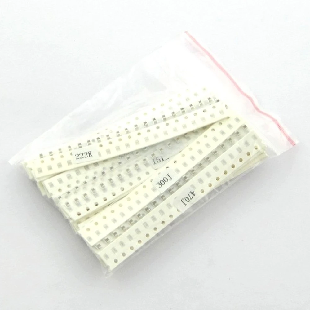 Pack condensadors SMD 0805 - 700 unitats amb 35 valors diferents de 1pF a 10uF