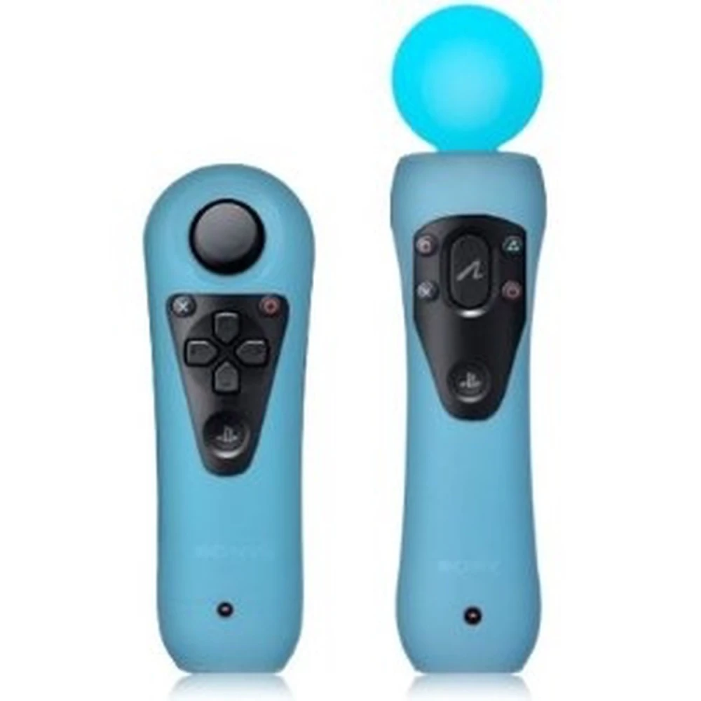 Pack de 2 fundes de silicona per a comandaments Playstation Move PS3 en diversos colors