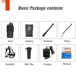 Pack de 2 walkie-talkies Baofeng BF-888S UHF 5W amb auricular