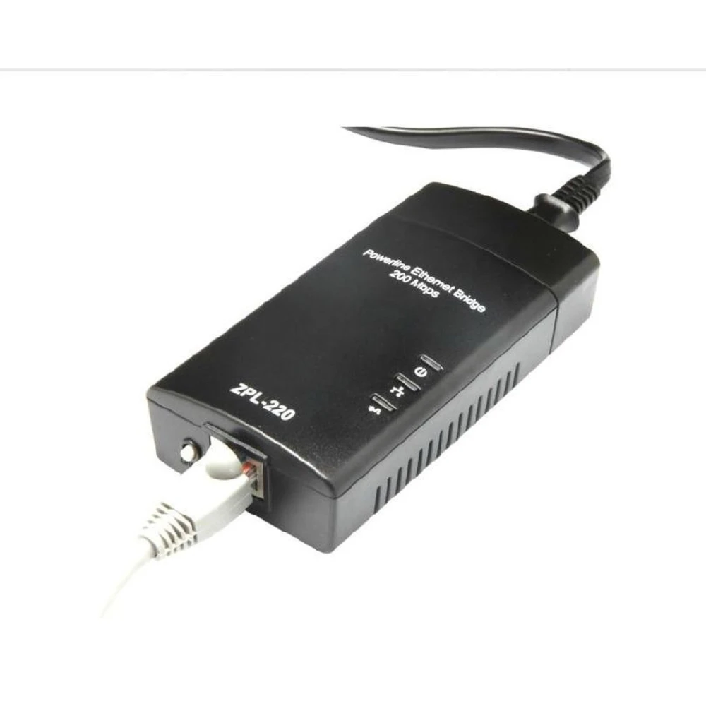Pack PLC Ethernet Zinwell ZPL-220 200Mbps per a connexió per xarxa elèctrica