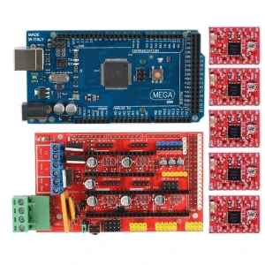 Pack Reprap RAMPS 1.4 + Arduino Mega + 5 drivers A4988 per a impressores 3D