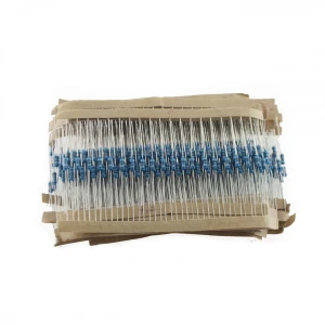 Pack de resistències 1/4W 820 peces amb 41 valors de 1 Ohm a 1M Ohm