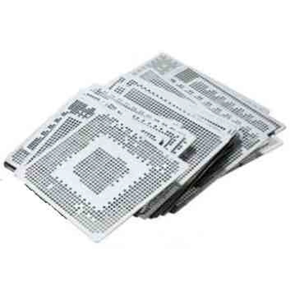 Pack de stencils de calor directe per a consoles - 15 plantilles per a reparació professional