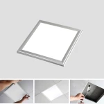 Panell LED Slim 30x30cm 12W marc plata 6000K - llum blanca eficient