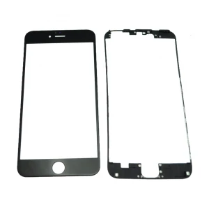 satkit Pantalla de vidre iPhone 6 Plus negre + marc adhesiu per a reparació