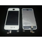Pantalla iPhone 4 blanca amb panell tàctil i vidre llesta per instal·lar
