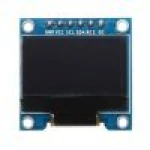 Pantalla OLED 0,96 polzades blanca SPI mòdul 12864 LED per a Arduino satkit