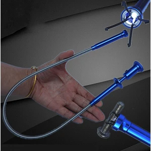 satkit Pinza Capturadora Magnética Flexible con Luz LED y Gancho de Garra de Largo Alcance