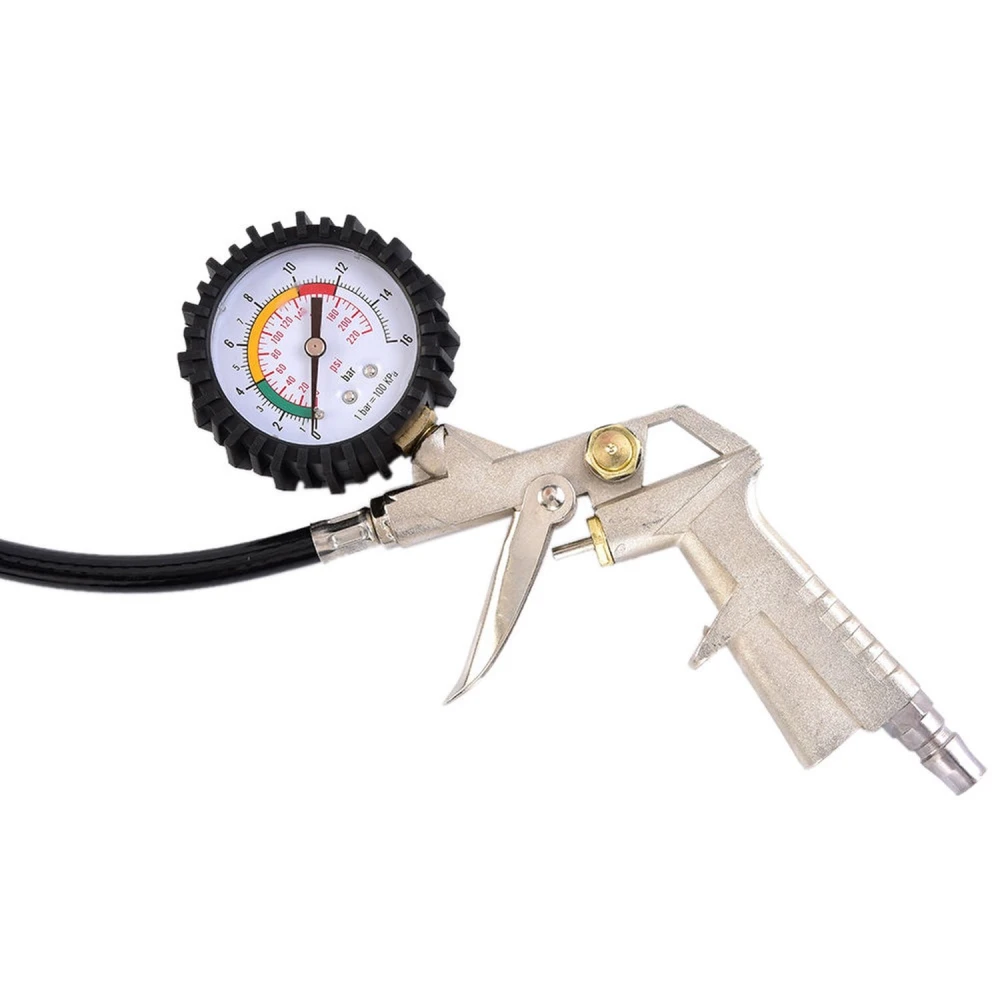 Pistola d'inflatge de pneumàtics amb manòmetre per a compressor d'aire TSX TOOL