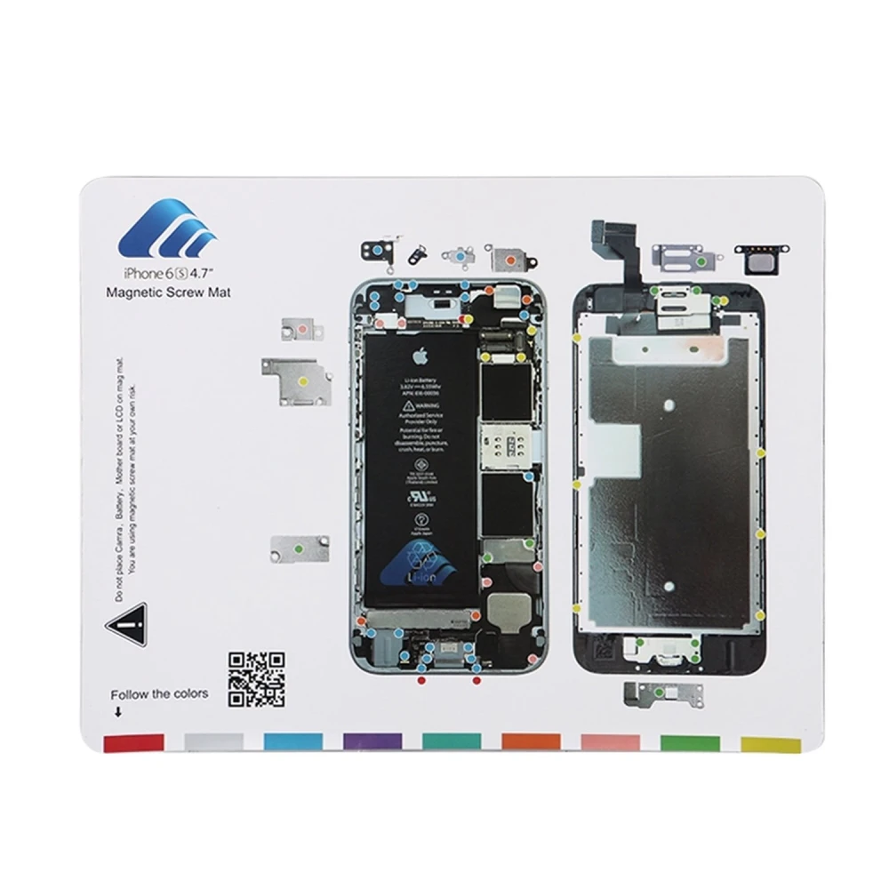 Pissarra magnètica per organitzar cargols iPhone 6s de satkit