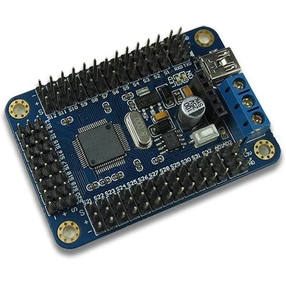 Placa controladora de servos de 32 canals per a Arduino