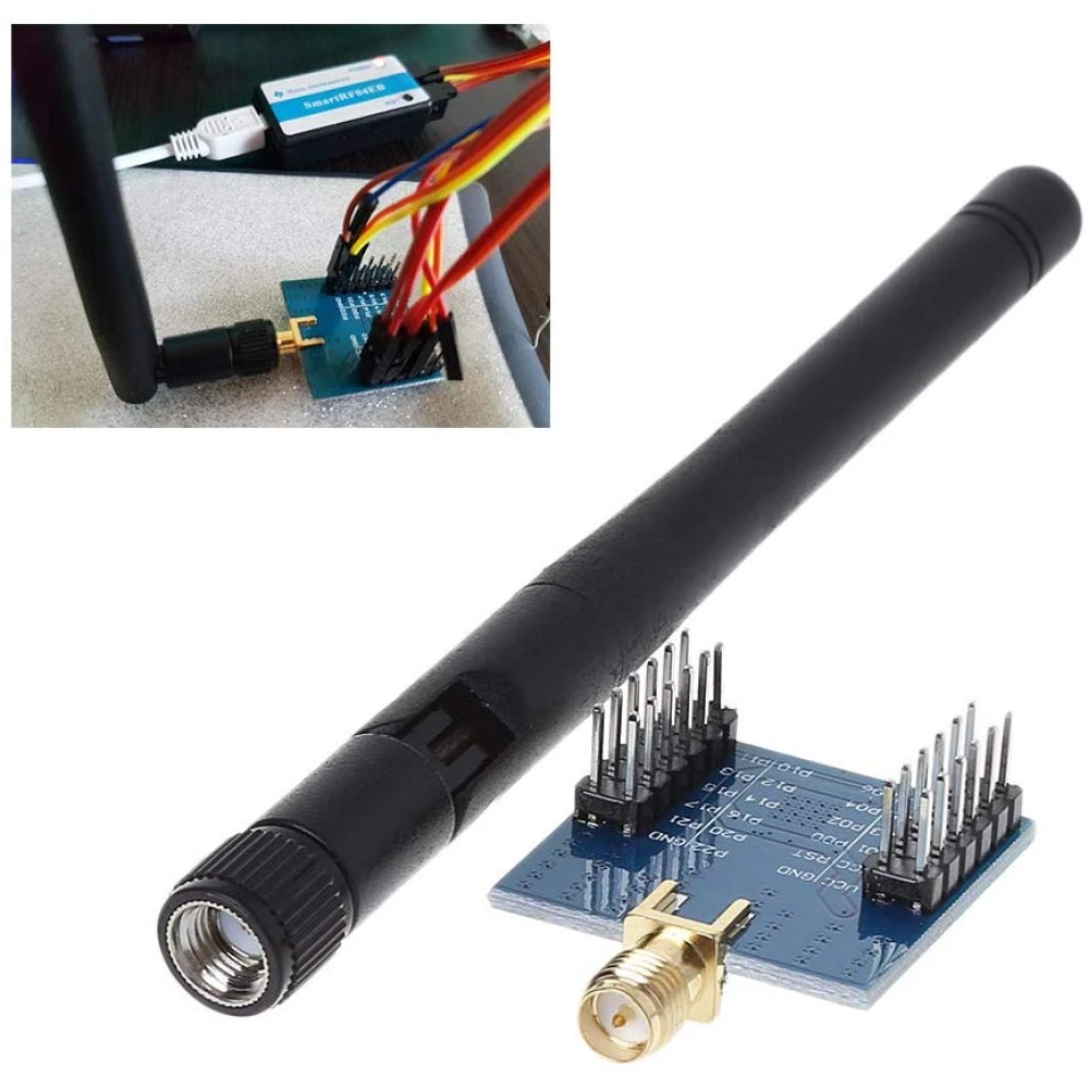 Placa de desenvolupament CC2530 Zigbee per a domòtica i automatització