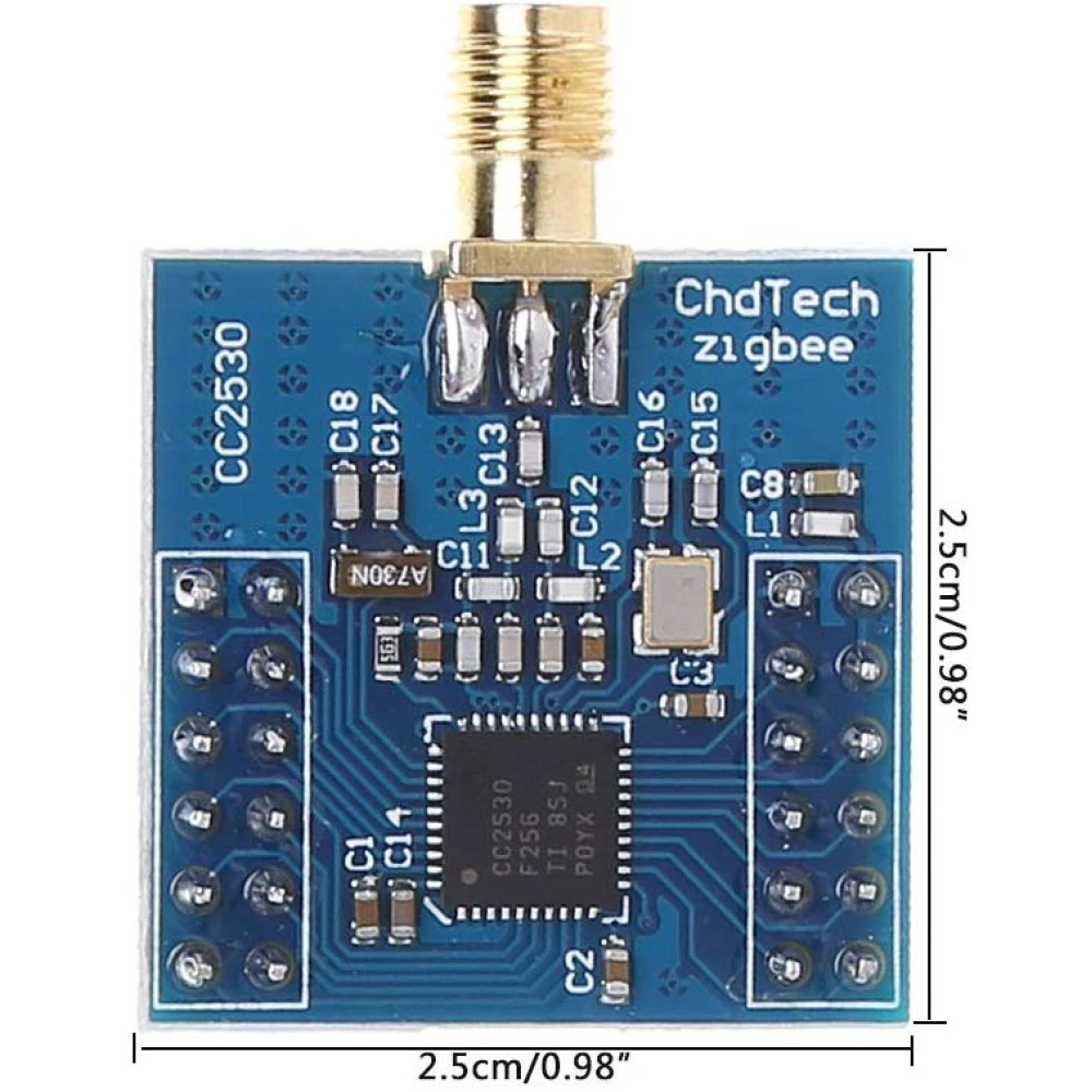 Placa de desenvolupament CC2530 Zigbee per a domòtica i automatització