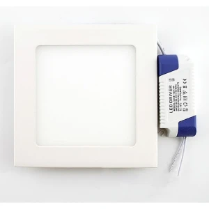 Placa LED quadrada superslim 12W blanc fred 6000K per a il·luminació moderna
