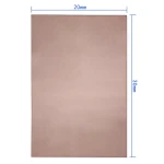 Placa PCB coure 20x30cm una cara de fibra de vidre FR4 per a DIY