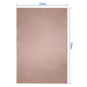 Placa PCB coure 20x30cm una cara de fibra de vidre FR4 per a DIY