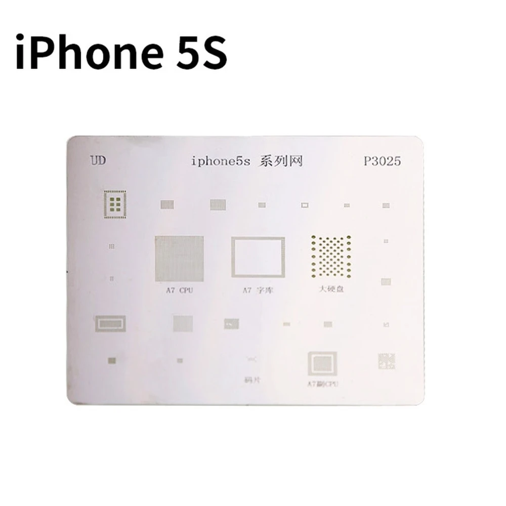 Plantilla stencil IC iPhone 5S per a reparació professional