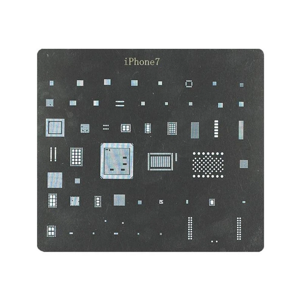 Plantilla stencil IC iPhone 7 - reballing BGA per a reparació precisa