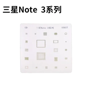 Plantilla stencil IC Samsung Note 3 per a reparació BGA amb calor directe