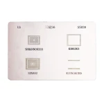 Placa stencil IC Samsung S6 - Plantilla de reballing per a reparació BGA