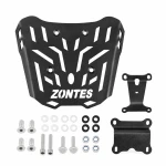 Portaequipatges Posterior Zontes 150X / 125X — Graella Portamaletes de Ferro 4 mm, Negre