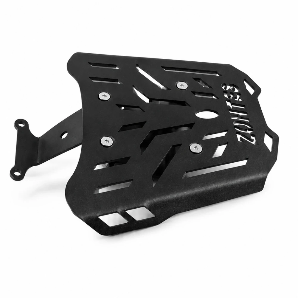 Portaequipatges Posterior Zontes 150X / 125X — Graella Portamaletes de Ferro 4 mm, Negre