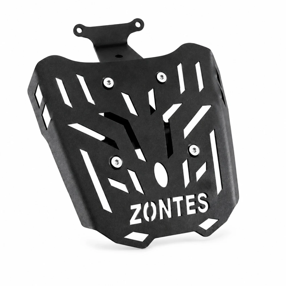 Portaequipatges Posterior Zontes 150X / 125X — Graella Portamaletes de Ferro 4 mm, Negre