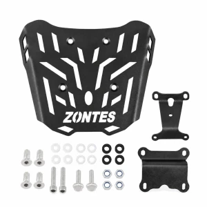 Portaequipatges Posterior Zontes 150X / 125X — Graella Portamaletes de Ferro 4 mm, Negre