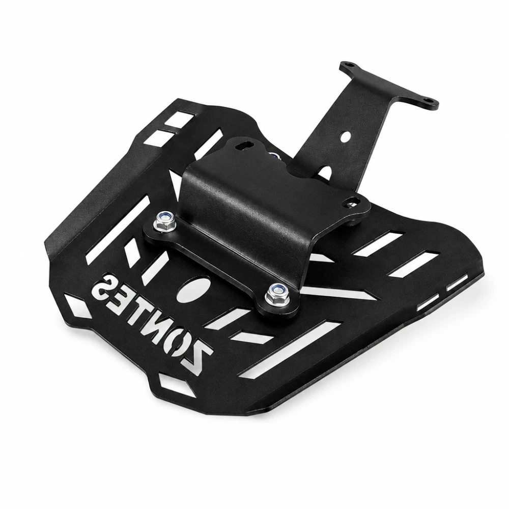 Portaequipatges Posterior Zontes 150X / 125X — Graella Portamaletes de Ferro 4 mm, Negre