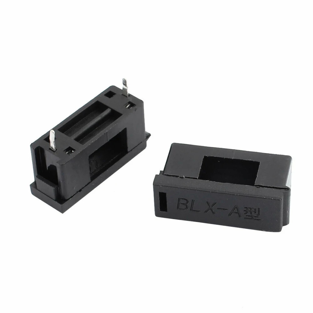 Portafusible BLX-A per a fusible 5x20mm amb tapa abatible
