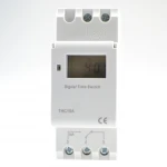 Programador temporitzador digital THC15A 220V DIN amb relé 16A per a carril DIN