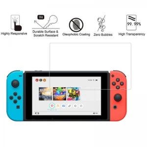Protector de pantalla de vidre temperat per a Nintendo Switch amb màxima protecció