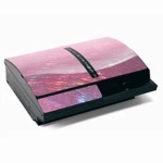 Protector skin PS3 rosa - PS3 Console Skin Protector Laser Pink