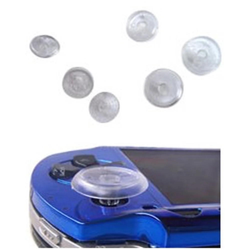 Kit PSP Analog Stick Armor 6in1 transparent per a reparació de PSP