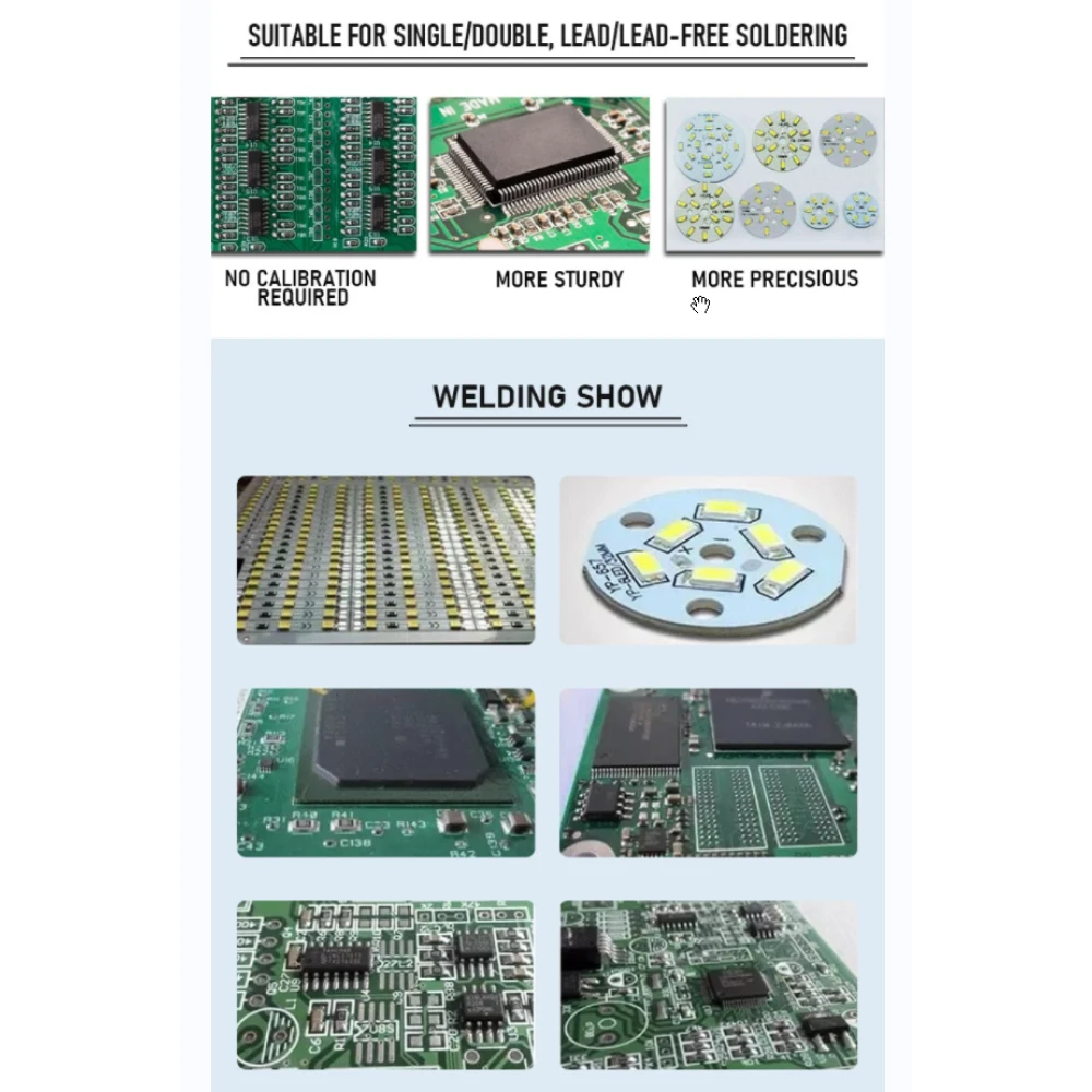 Puhui T-962 V2.0 forn de reflow infraroig per a PCB i components SMD BGA