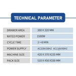 Puhui T-962 V2.0 forn de reflow infraroig per a PCB i components SMD BGA