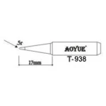 Punta de soldador Aoyue 938 recanvi compatible només amb Aoyue 938