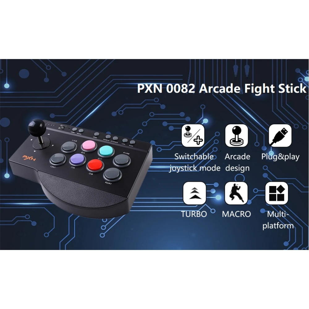 PXN 0082 Arcade Stick per a PS3 - Joystick Arcade Multiplataforma