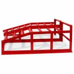 Rampes d'Acer per a Cotxe 2 Tones (4.400 lbs) — Set de 2 Rampes de Servei Portàtils per a Canvi d'Oli i Manteniment, Vermelles TSX TOOL