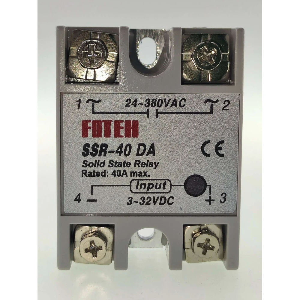 Relé d’estat sòlid Fotek SSR-40 40A per a control precís de càrregues