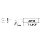Recanvi de punta soldador Aoyue T1,5CF per a estacions de soldadura professionals
