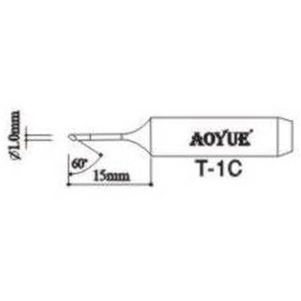 Punta de recanvi soldador Aoyue T1C per a estacions de soldadura