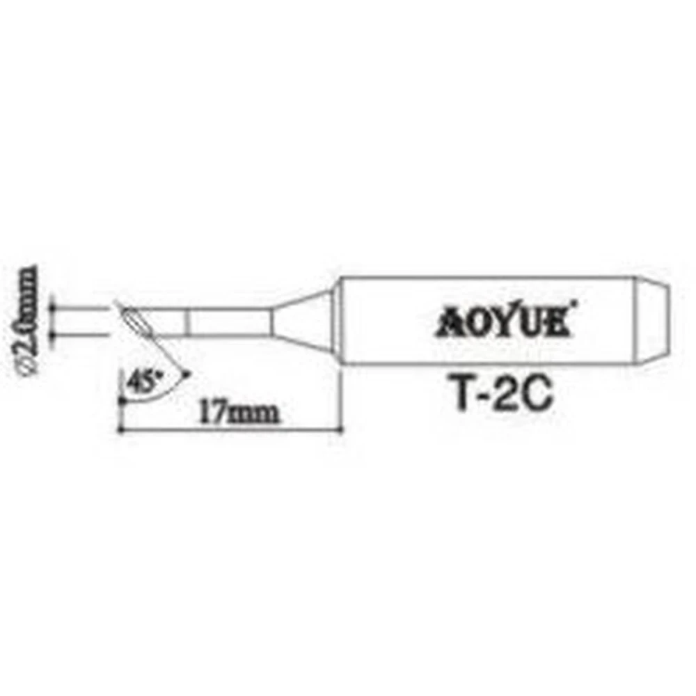 Punta de recanvi per soldador Aoyue T2c compatible i original