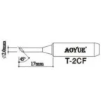 Punta de recanvi soldador Aoyue T2CF compatible per a estacions de soldadura