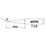 Recanvi de punta soldador Aoyue TLB per a estacions de soldadura