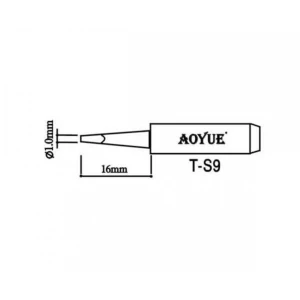 Punta de recanvi soldador Aoyue TS9 per a estacions de soldadura