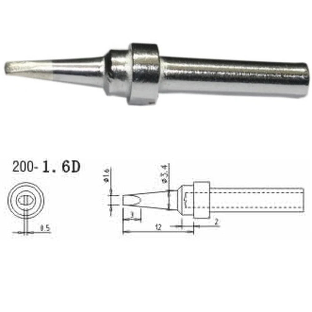 Punta de soldador Mlink S4 MOD 200-1,6D compatible amb estacions HF