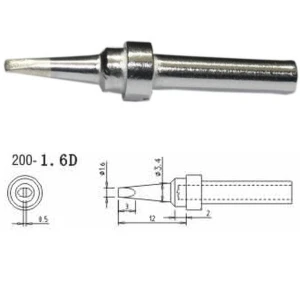 Punta de soldador Mlink S4 MOD 200-1,6D compatible amb estacions HF